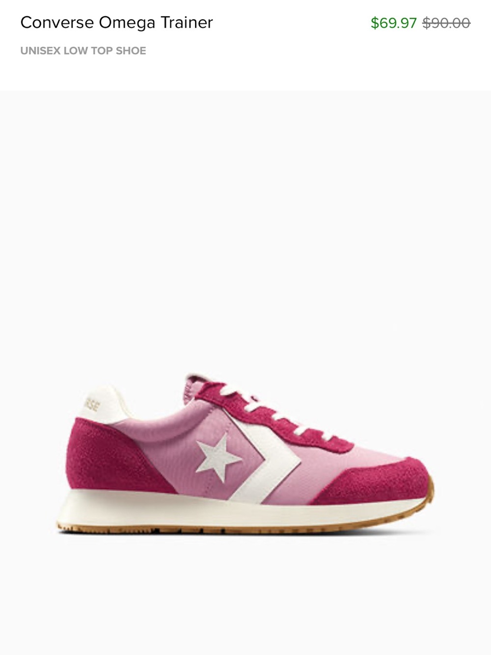 Converse Omega Trainer Ladies 8